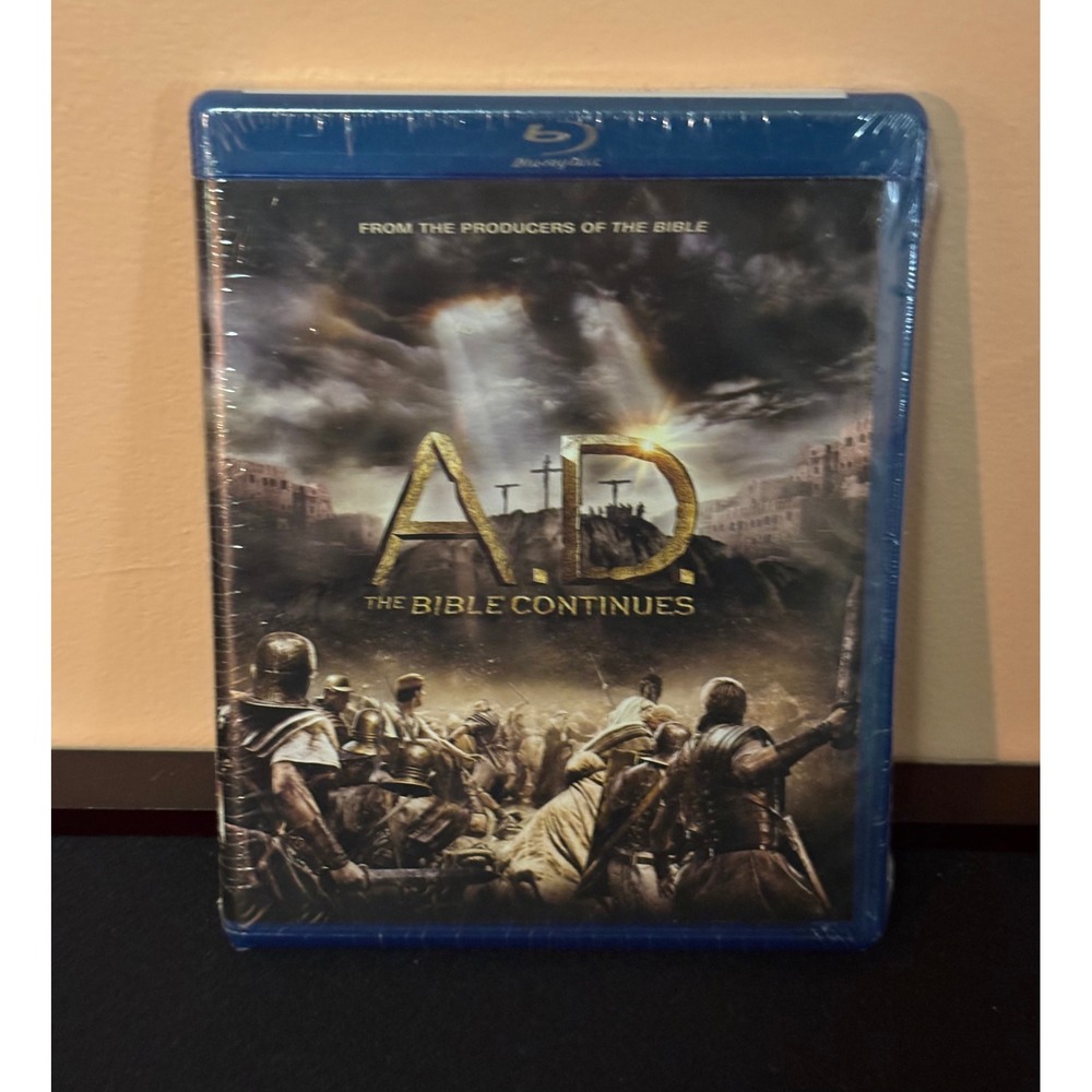 A.D. The Bible Continues Blu-ray 4-Disc Set All 12 Episodes New Sealed